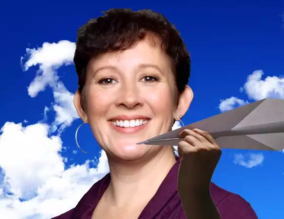 "Paperman" producer Christina Reed has been kicked out of the Oscar ceremony - to throw a paper plane