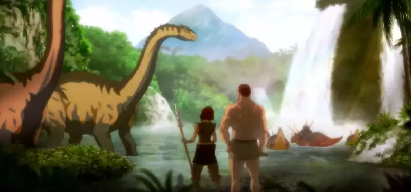 "ARK: The Animated Series" gets its first trailer with a cast of star-studded voices.