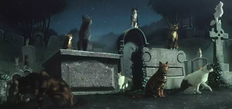 Director Hisko Hulsing describes an installment of the Netflix bonus animation "Sandman" - "A Dream of a Thousand Cats."