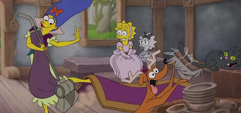 Eric Goldberg animates "Simpsons" sofa gag