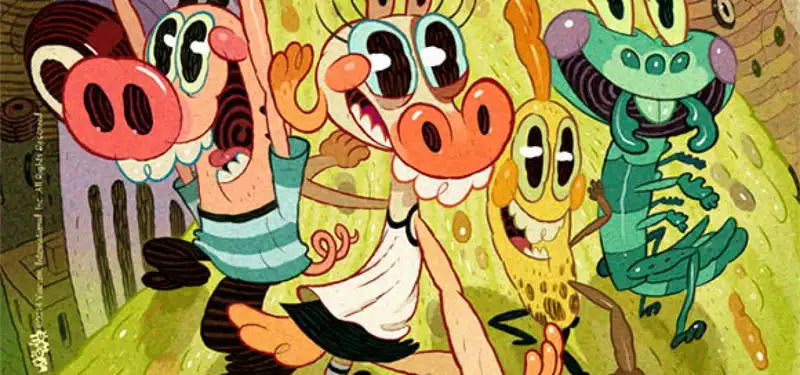 Nick's "Pig Goat Banana Cricket" Brings Adult Comics to Children's TV