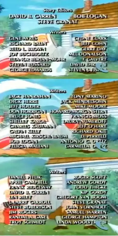 How many writers does it take to create a forgotten 80s cartoon series?