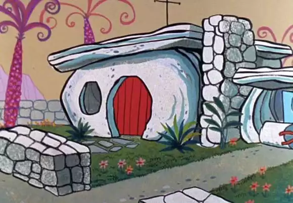 Organic architecture of "Gallery Flintstone