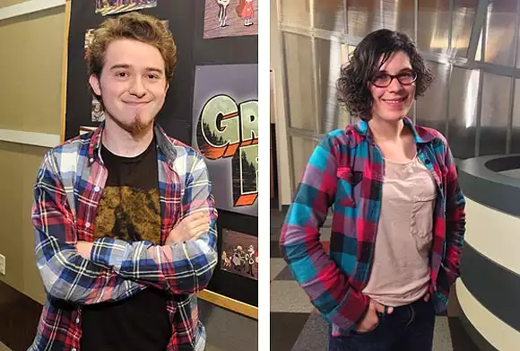 Alex Hirsch and Rebecca Sugar on Forbes' "30 Under 30" list