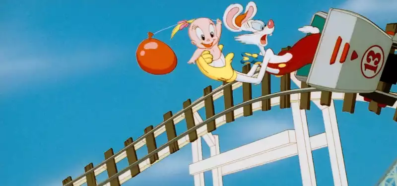 See how computer animation was used more than 30 years ago to produce "Rollercoaster Rabbit